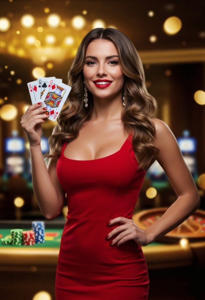 Live dealer studio with multiple camera angles showing blackjack table
